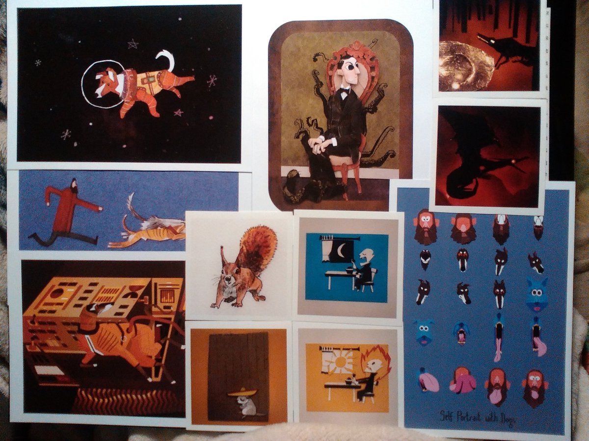 <a href="/PaperPanther/">Paper Panther</a> Three #patreon #monthlypostpack ready to go out tomorrow! Available over on patreon.com/eimhinmcnamara for $20 per month
#artistsontwitter