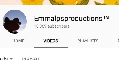 emmagmills's tweet photo. What!!?
10,000 Subscribers!
That's Insane. I never imagined even getting this far at all! Thank You Thank You Thank You! https://t.co/TEHOE1396p