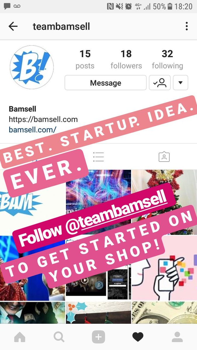 IsaWonders's tweet photo. My brother has launched an exciting new startup! Create a shop, promote your fave brands and get money from it!!! Follow @TeamBamsell on Instagram!
#bloggerswanted to feature this on their blogs!

#prrequest #bloggerstribe @NightRTs @Cbeechat @RetweetBloggers @ukbbloggerunite https://t.co/deC66HFelr