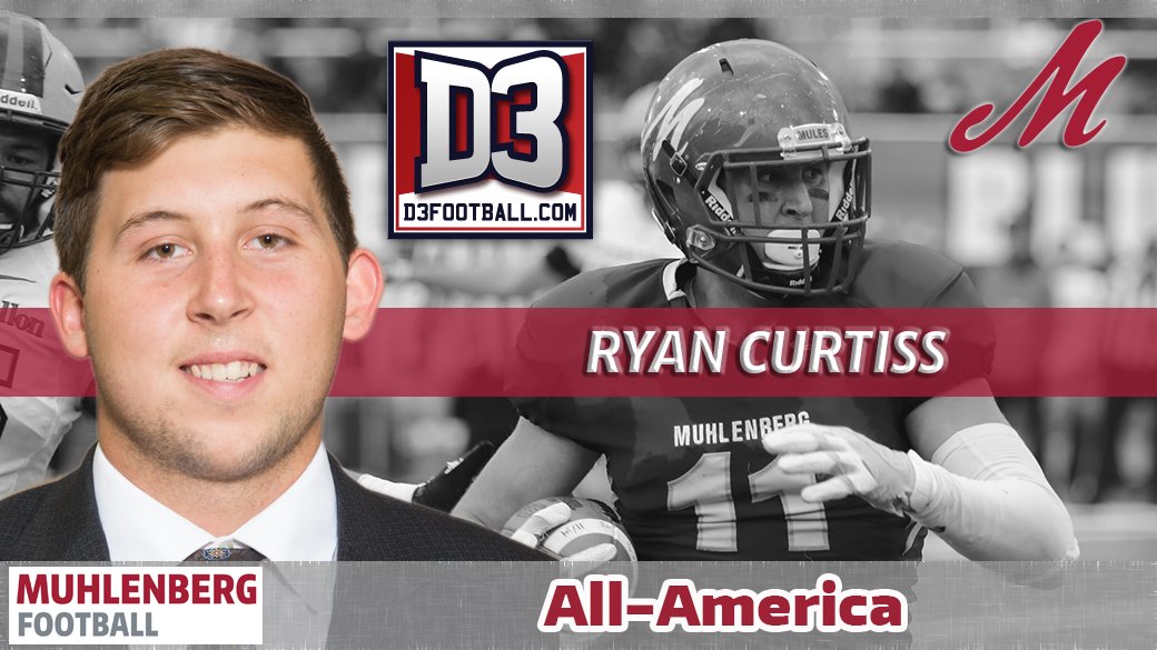Muhlenberg football (@muhl_fb) on Twitter photo Muhlenberg sophomore tight end Ryan Curtiss named to <a href="/d3football/">D3football.com</a> All-America third team <a href="/CentennialConf/">CentennialConference</a> <a href="/MuhlenbergNews/">MuhlenbergNews</a> <a href="/DigInMules/">Muhlenberg Football</a> #d3football muhlenbergsports.com/news/2017/12/1… Muhlenberg sophomore tight end Ryan Curtiss named to <a href="/d3football/">D3football.com</a> All-America third team <a href="/CentennialConf/">CentennialConference</a> <a href="/MuhlenbergNews/">MuhlenbergNews</a> <a href="/DigInMules/">Muhlenberg Football</a> #d3football muhlenbergsports.com/news/2017/12/1…