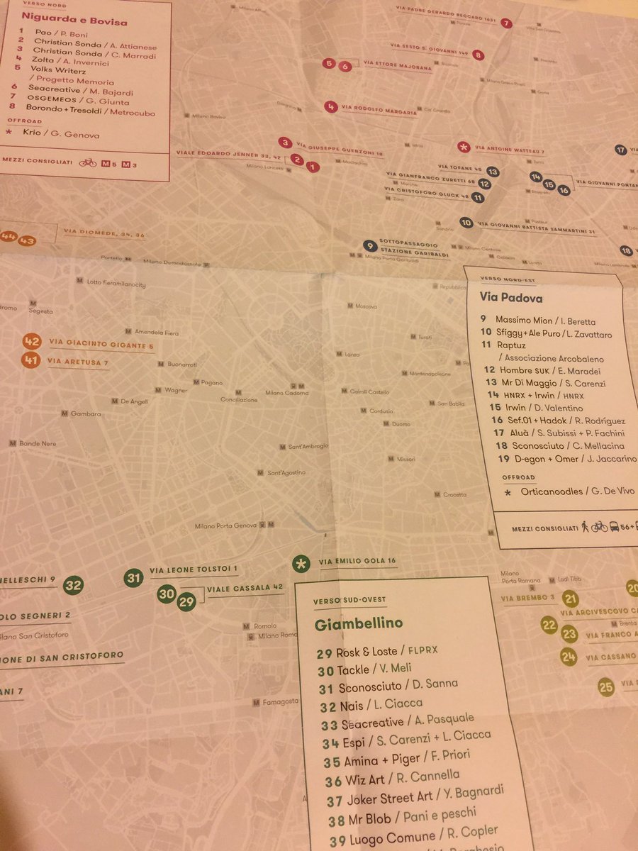SandraBi's tweet photo. I cinque itinerari di #MAUA a #Milano, da Niguarda a Corvetto. Street art aumentata con l'app Bepart 💥 https://t.co/quooJ1VJW6