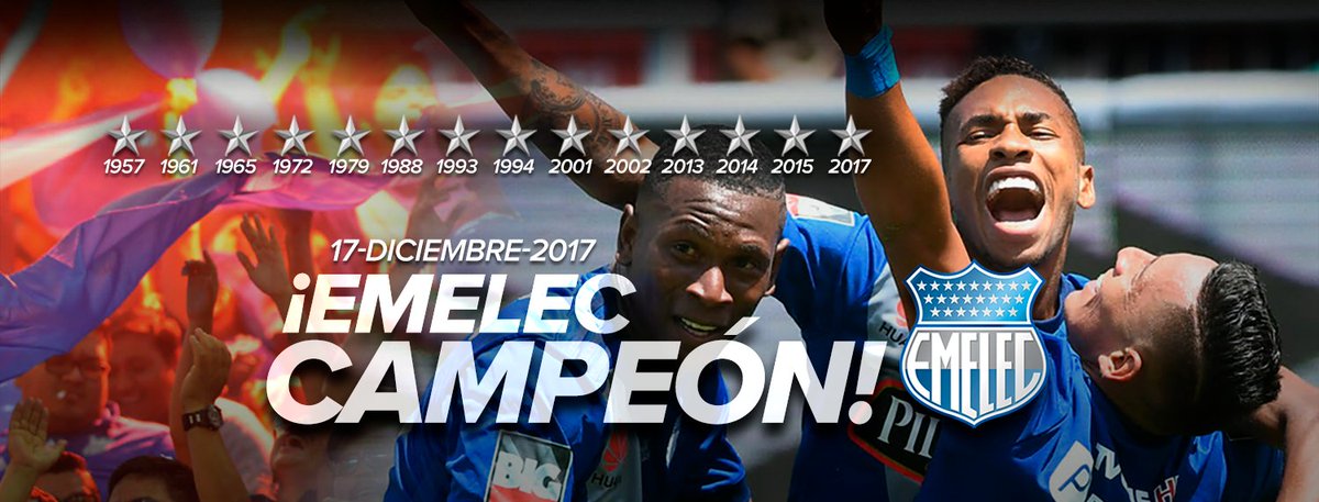 Resultado de imagen para emelec campeon 2017