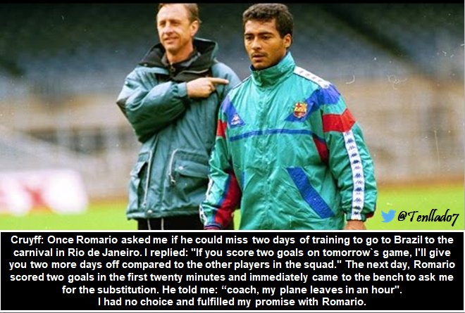 Tenllado7's tweet photo. Managing groups: Individualized consideration. Doesn`t matter how much you know about the game or how good are your training methods if you don`t know about the players. This from @JohanCruyff was brilliant! https://t.co/227vtiP8Ka