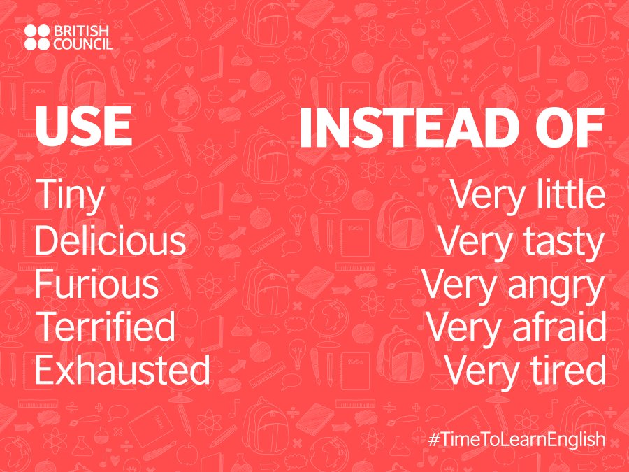 veBritish's tweet photo. Improve your vocabulary and learn how to speak more naturally in English #TimeToLearnEnglish https://t.co/KpOSo8Zh8n