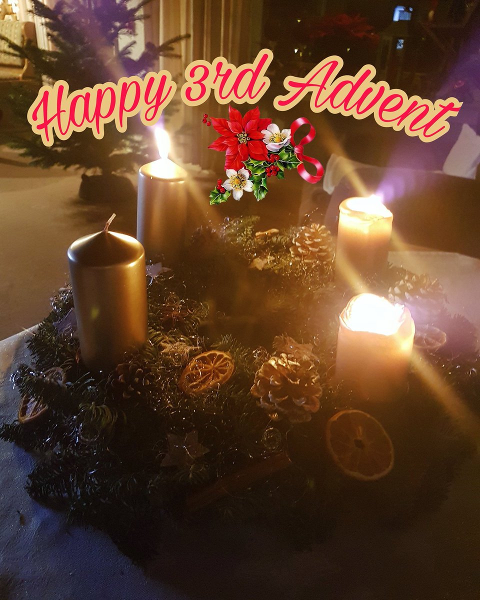 lallax3_'s tweet image. Happy 3rd Advent everyone! Next Sunday is Christmas already! Wow ... time goes by so fast😇😊
#3rdAdvent #Happy3rdAdvent #3Advent #FrohenDrittenAdvent #Advent #Family #FamilyTime #ChristmasTime #Christmas #Winter #December #Adventskranz #Xmas
