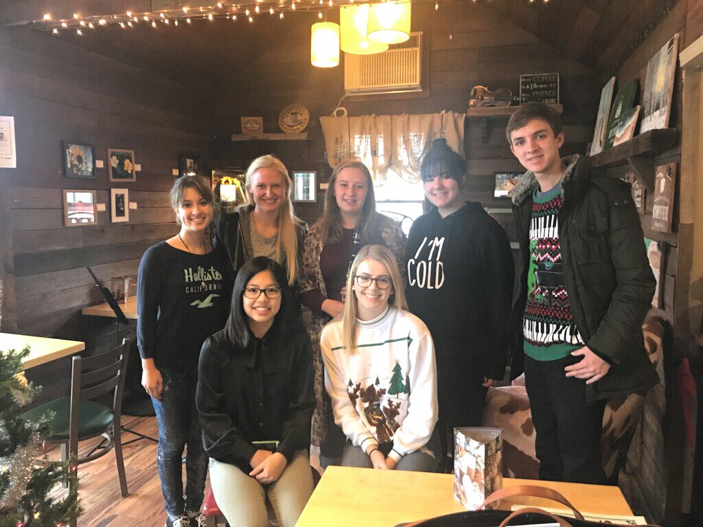TriMChapter93's tweet photo. Thanks to everyone who came out to watch us at the Latte cafe and Happy Holidays! https://t.co/J8NjeuGLex