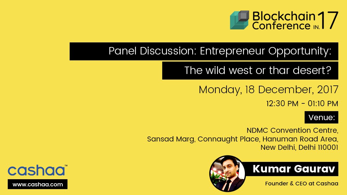 yourCashaa's tweet photo. Tomorrow 18 December! @kgauravITC will speak at @BlockchainConIo 2017 about the opportunities #blockchain brings for entrepreneurs: https://t.co/QOW0ShLMgf @auxesisgroup @BlockchainLabIN @Auxledger #CAS #Level39 https://t.co/1T3cRcisus