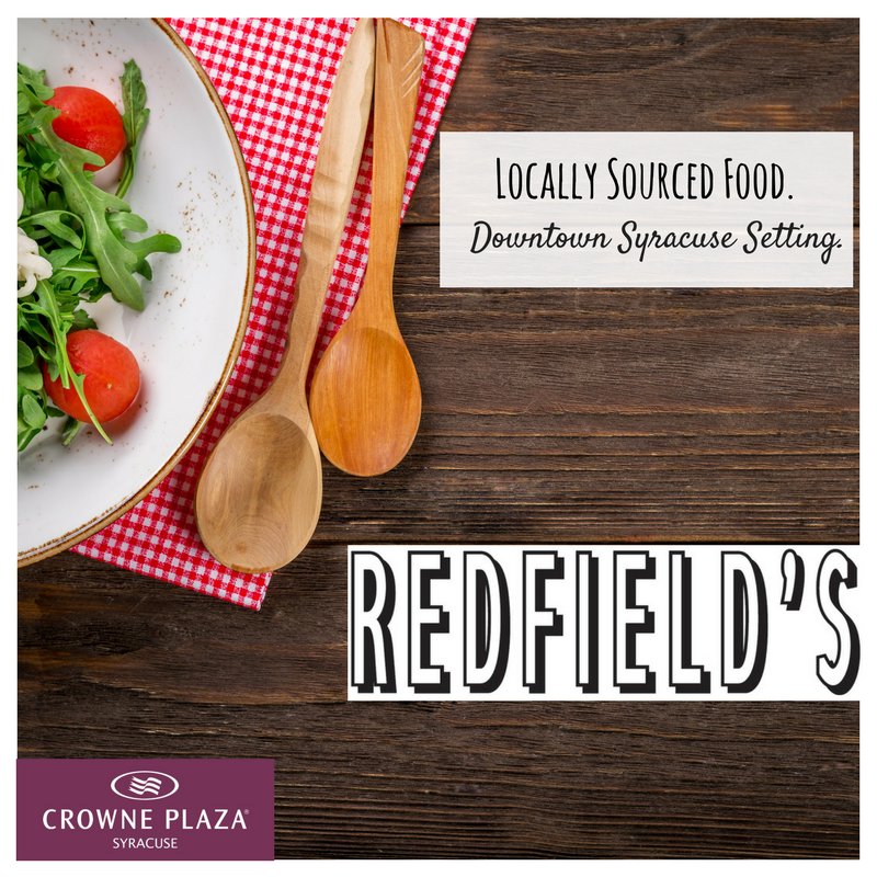 Have you tried our locally sourced dinner menu? Book your reservation at Redfield’s Restaurant here. 

cpsyracuse.com/dining/dinner-…