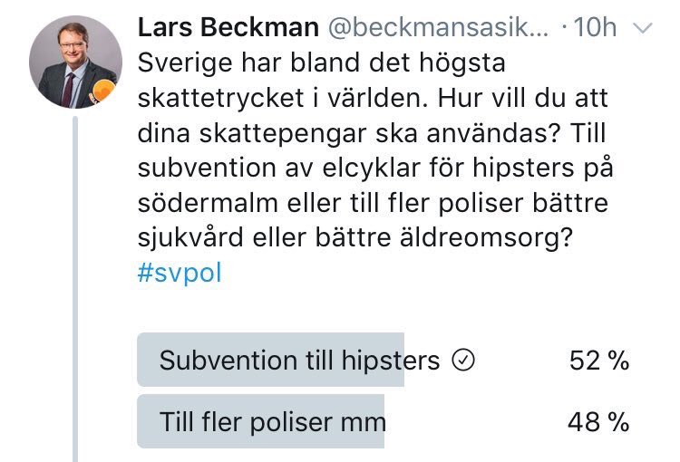 Svenska folket har talat.
