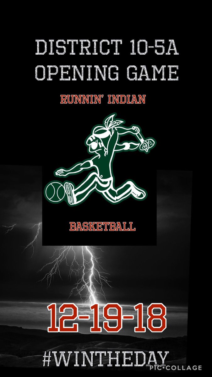 The #RoadtoState starts Tuesday with the opening district game against Mansfield Summit!  Game times will be at 5, 6:30, and 8PM at Solis Gym.  Runnin’ Indians are ready for 10-5A!