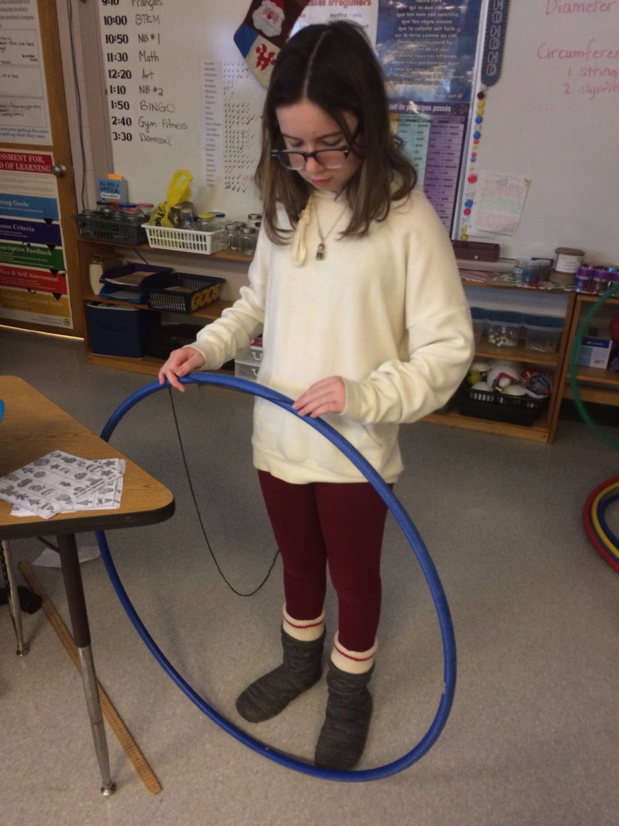 vadderley023's tweet photo. The diameter is 3 and a bit..... = Pi!!! https://t.co/MEt45Xfysp