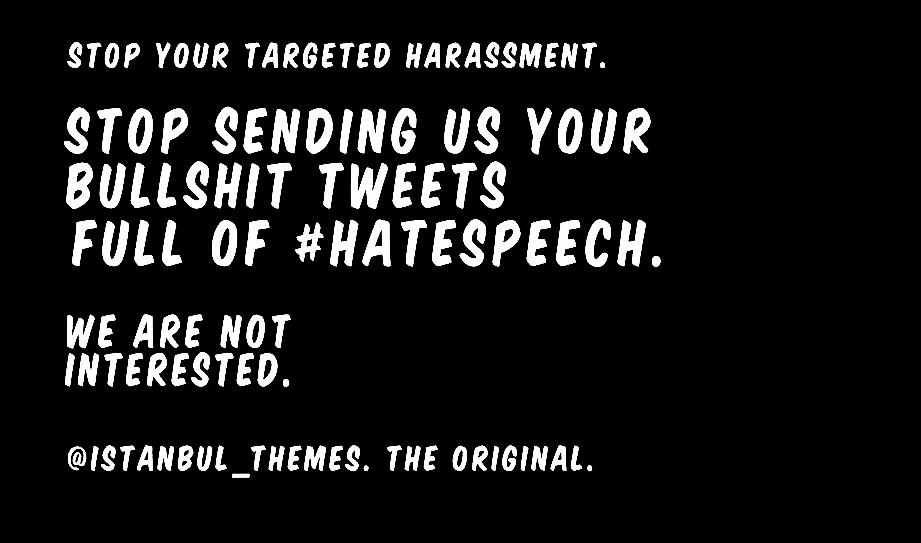ISTANBUL_THEMES's tweet photo. #FAKE @Istambul_Themen. A last Warning.
Stop sending us your #BULLSHITTWEETS.
We are not interested.
We are reporting each Tweet as #TargetedHarassment.
After 50 Days we had enough of Your #Nonsense.
#ExHoss. Remember your #CharlotteKnobloch Tweet?
Now posing as #ProJewish? https://t.co/C74ltIcXKD