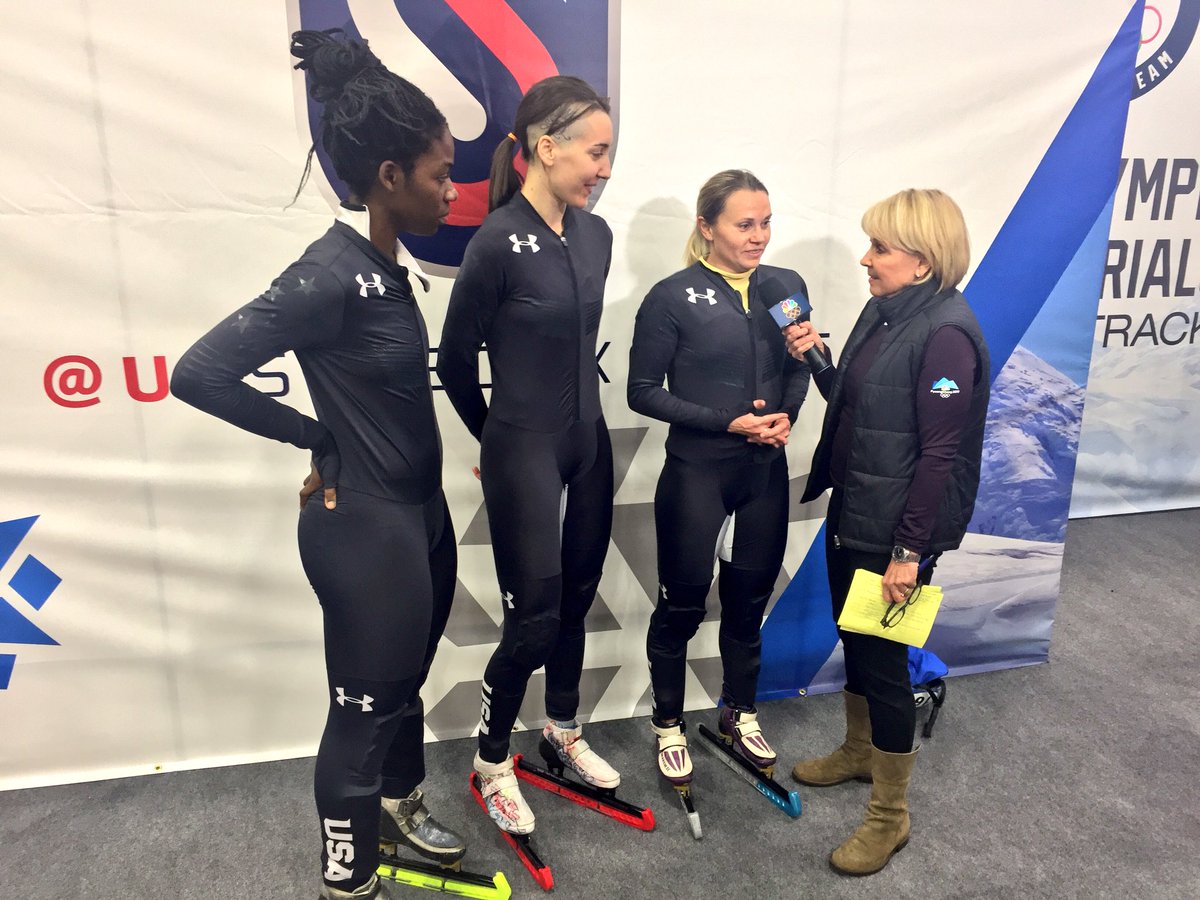 Your 2️⃣0️⃣1️⃣8️⃣ 🇺🇸 Team! Maame, Lana &amp; Jessica.