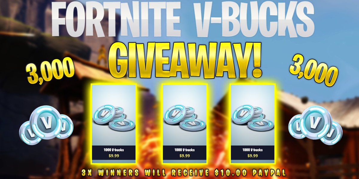 e. on Twitter: "#Fortnite V-BUCKS Giveaway - RT - Follow ... - 1200 x 600 jpeg 121kB