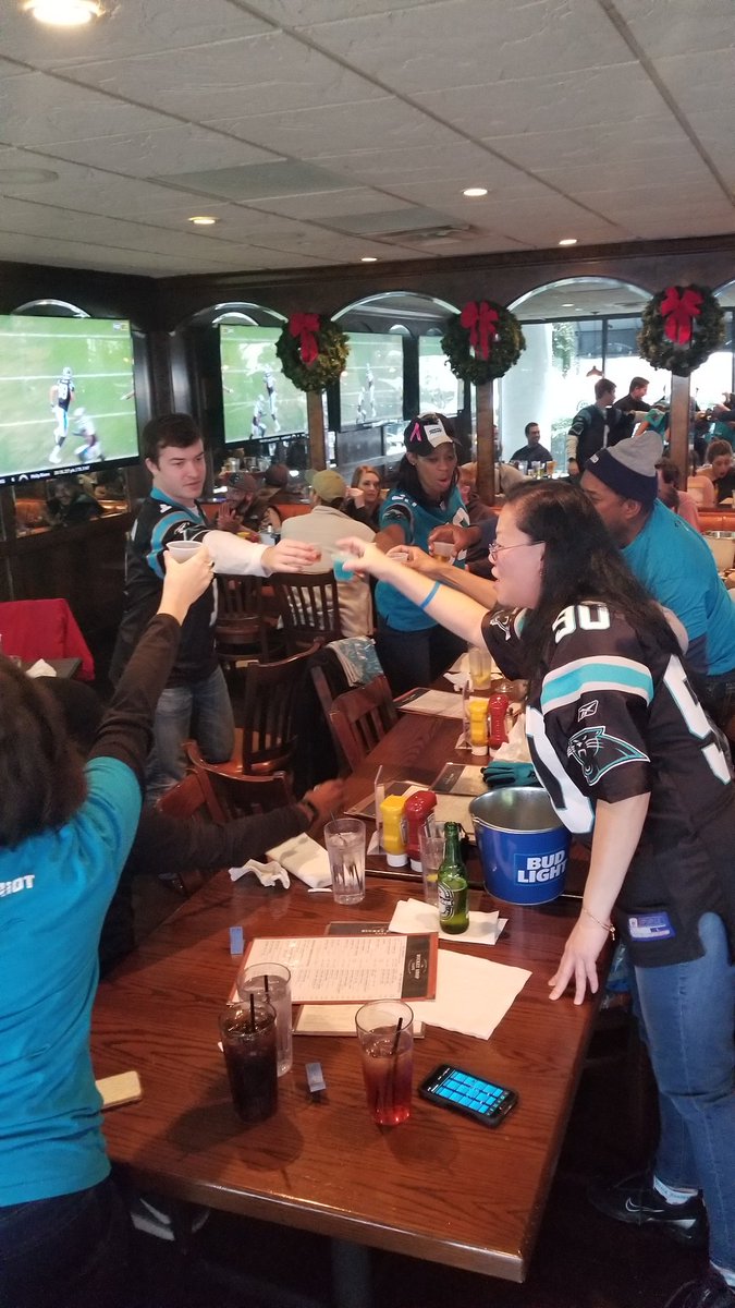 lyto73's tweet photo. Thank you @BucketShopCafe @AtlantaRiot for those #FireballShot #PantherShot to cheer for our @Panthers touchdown! https://t.co/10xXLysY26