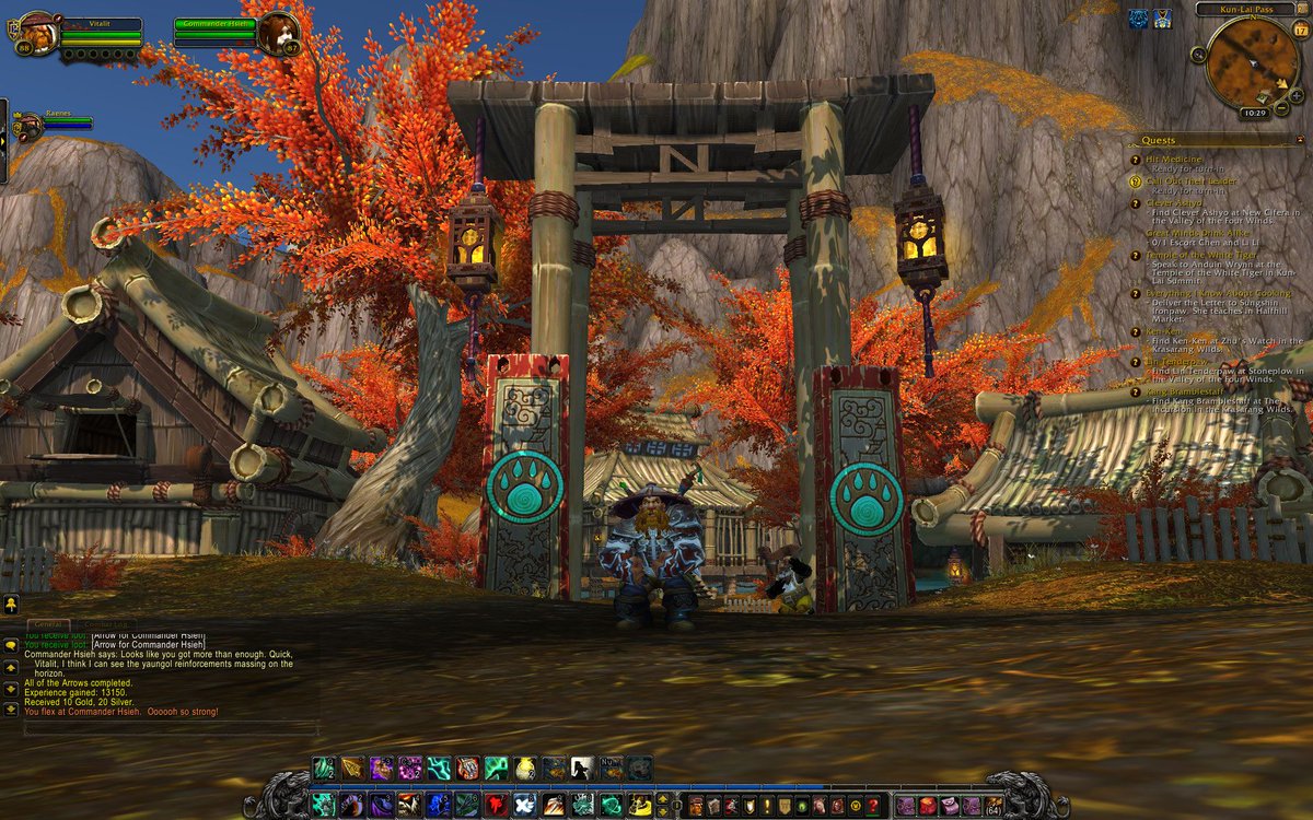 back2azeroth's tweet photo. We came, we conquered. The #Pandaren are a noble and harmless race, but there's a new sheriff in town. #flex #BinanVillage #Back2Azeroth https://t.co/SJbjtkP6Hw