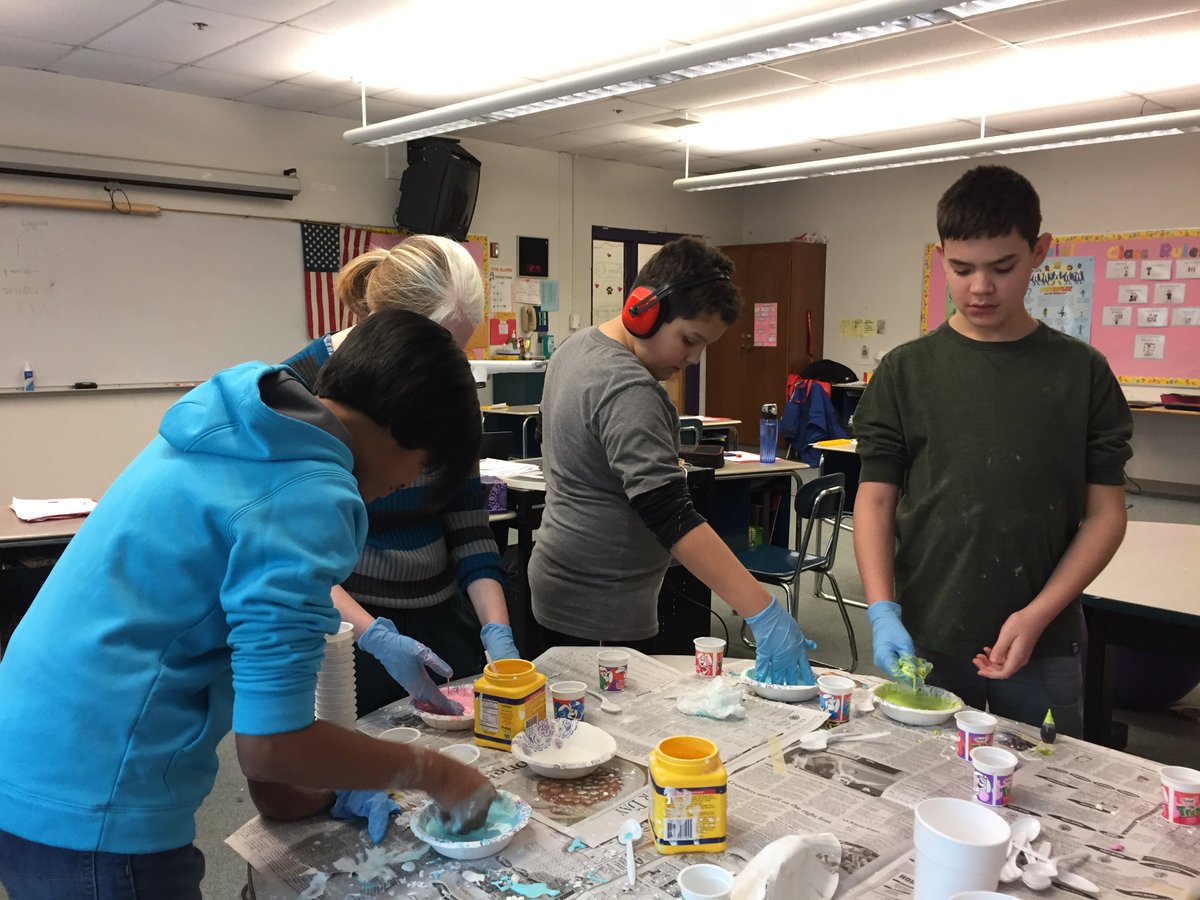 States of matter fun in room 209 #sensory #science #makelearningcomealive
