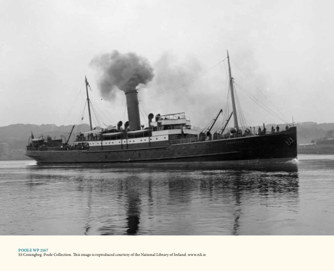 FriendnFoe1916's tweet photo. 100 Years ago today, #SSConingbeg departed #Liverpool 1pm. At 8pm Captain #UBoat #U62 records tracking vessel 4 hours &amp; firing #torpedo that hits midships &amp; vessel breaks in 2! #SSConingbeg sinks with all 44 innocent lives lost in 3 minutes, 18 miles South of where #SSFormby lay! https://t.co/s6L1KpXmJh