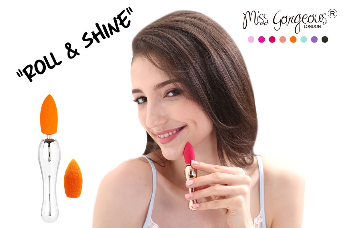 MissGorgeousLDN's tweet photo. Roll &amp; Shine with #missgorgeousldn's amazing fluid foundation applicator 💄

It comes in a variety of colours for you to choose! Why not get one for someone this #Christmas? 

Shop TODAY - https://t.co/sq6TRa3svl https://t.co/SgfCelubGp