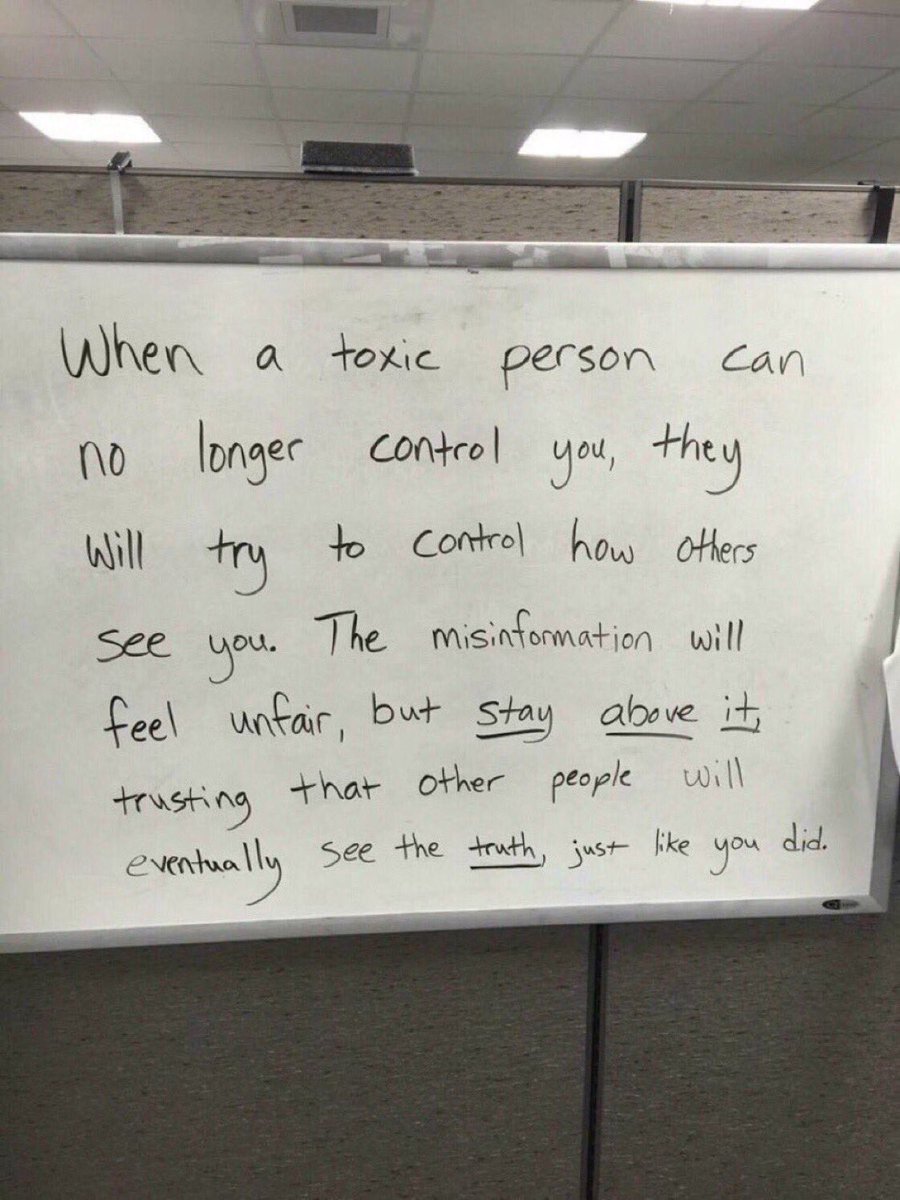 ValaAfshar's tweet photo. When a toxic person can no longer control you, they will try to control how others see you.

The misinformation will feel unfair, but stay above it, trusting that other people will eventually see the truth, just like you did.

Be brave, be honest, stand tall and stay above it. https://t.co/yh6viJuakt