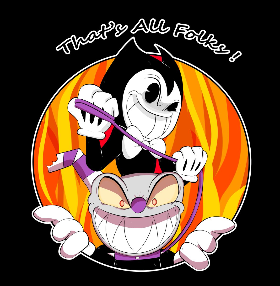 Flipsy0529's tweet photo. #Bendy_and_the_ink_machine #bendythedancingdemon #cuphead #crossover #gamecrossover #digitalart #Bendy_and_the_ink_machine #oldtimey https://t.co/r8pUtfnGIs