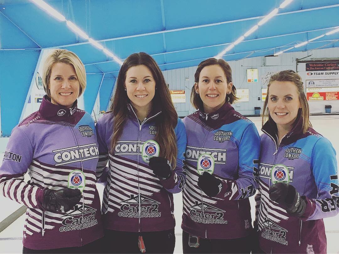 <a href="/LawtonCurling/">Team Lawton</a> has clinched that final berth into the 2018 @ViterraCanadaIn Scotties Women’s Provincial Championship with a 7-4 win over Team Brett Barber!! Congratulations ladies and we will see you in Melfort👍🥌 #VTSCOTTIES #provsbound #curlsask