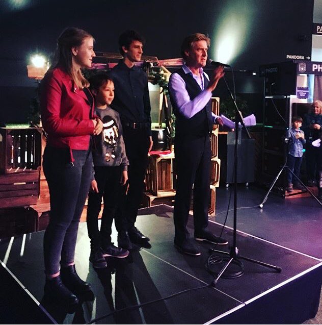 deblazers's tweet photo. @marise16ax, @arjan_linker en Max Donker staan met ons in het #Nieuwjaarsconcert! #compositiewedstrijd #opwegnaarhetnieuwjaarsconcert https://t.co/QHwBJ385sF