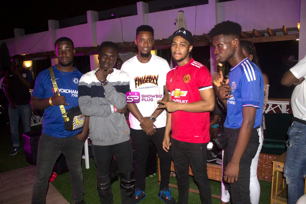 ShowbizPlug's tweet photo. #PlugUpdate @JASON_ELA was repping @ManUtd at #TheJerseyParty yesterday at Oasis Pool &amp; Shisha Lounge. https://t.co/2gZaxavwF7