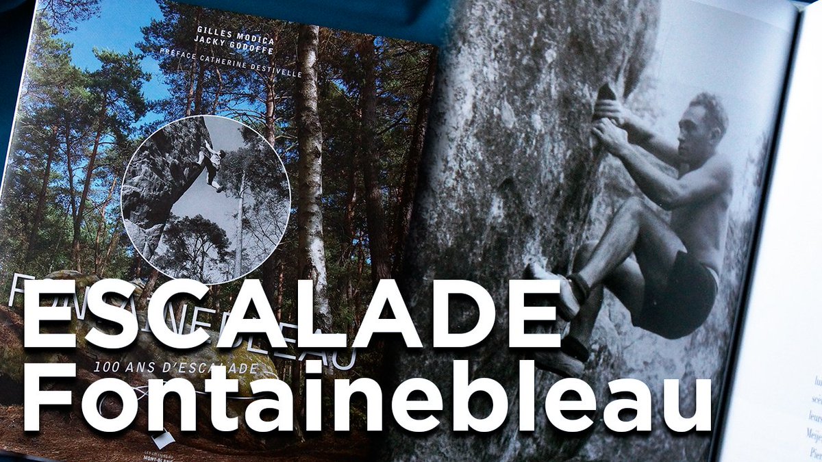 tvmountain's tweet photo. #littérature #escalade #alpinisme #montagne. #Fontainebleau 100 ans d escalade, un livre de Gilles Modica et de Jacky Godoffe. Les Editions du Mont-Blanc. Quelques mots de Catherine #Destivelle. #Vidéo: https://t.co/BeVcr27Wp1 https://t.co/ebQp8dz2l3