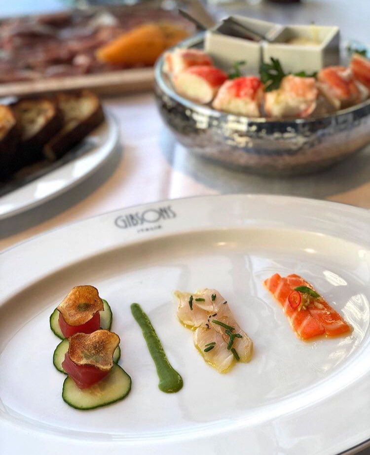 A slice of seafood heaven. #GibsonsItalia 📸: <a href="/chicityfoodie/">Seth Marcus</a> instagram.com/p/Bc05s0NFJ3d/