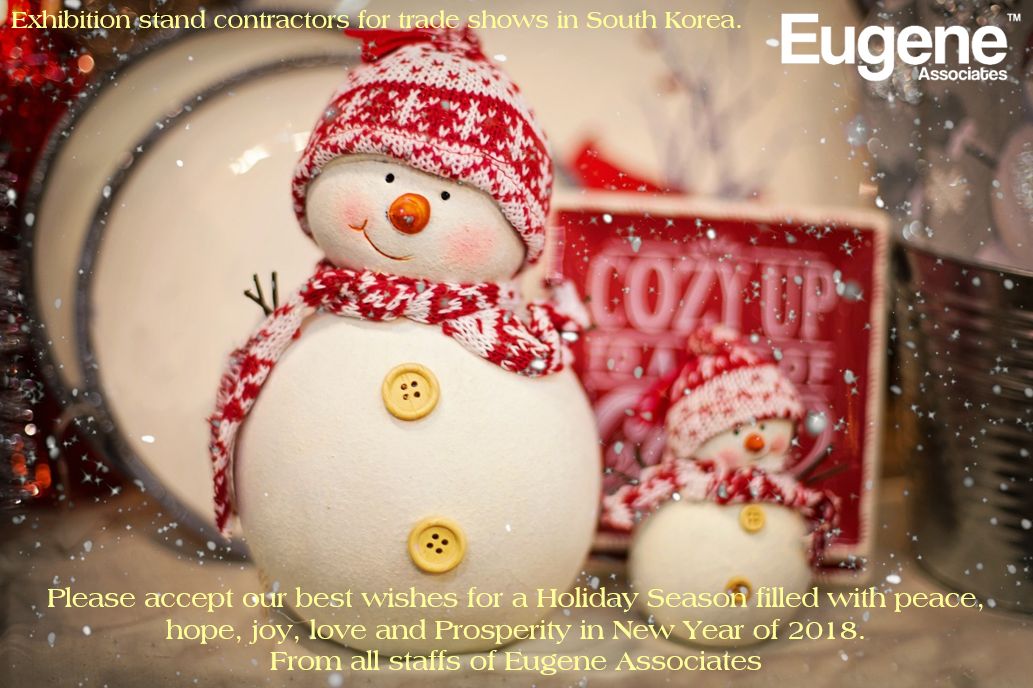 Please accept our best wishes for a Holiday Season filled with peace, hope, joy, love and Prosperity in New Year of 2018. From all staffs of Eugene Associates