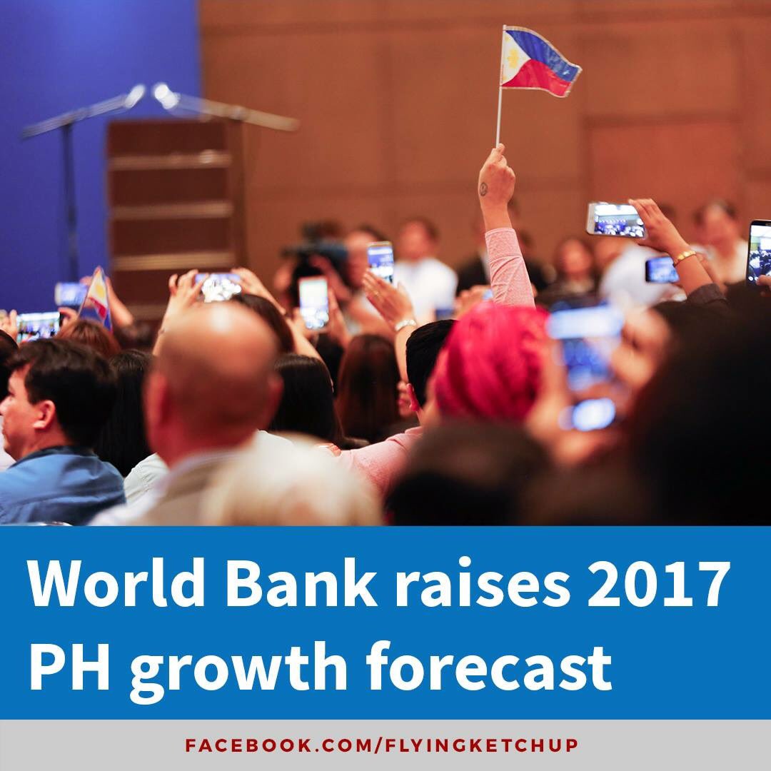 flyingketchupph's tweet photo. In a statement, the Washington-based lender on Friday said that it now expects the country’s economy, as measured by its gross domestic product (GDP), to grow by 6.7 percent this year from an earlier projection of 6.6 percent.
#SoarPH #BetterPhilippines
https://t.co/0VcqPVJHSQ https://t.co/fAGRAZPpjE