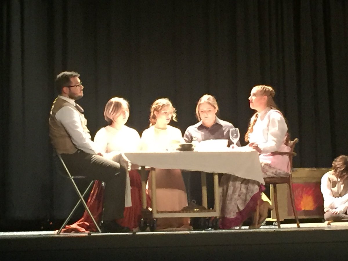 jasteffens's tweet image. S/O to @TichacekMath on his part in acting right alongside our students in the school play. Great job showing off why students think you are awesome!