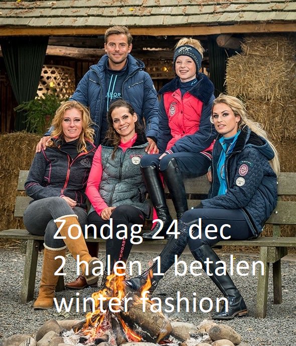 Zondag 24 december #LastChristmas #Shopping alleen in de winkel 2 halen, 1 betalen op winter fashion