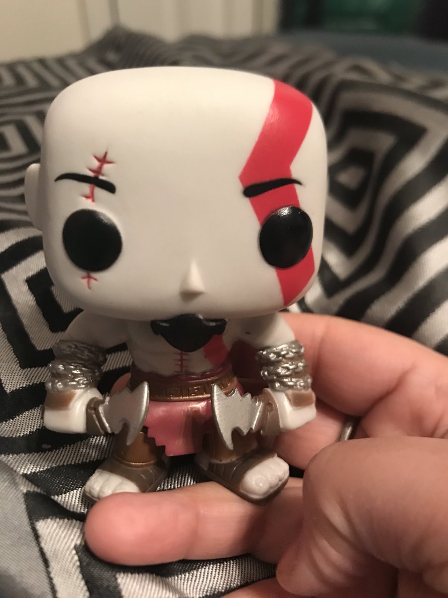 XxLil_MonstaxX_'s tweet photo. I now have a cute Kratos. #GodOfWar #Kratos #PopDoll https://t.co/Bmy7gM3xWo