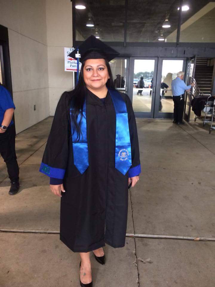 So proud of my little sister Blanca Cook graduating with a Bachelor's degree from UHCL today #UHCLGrad <a href="/UHClearLake/">University of Houston-Clear Lake</a>