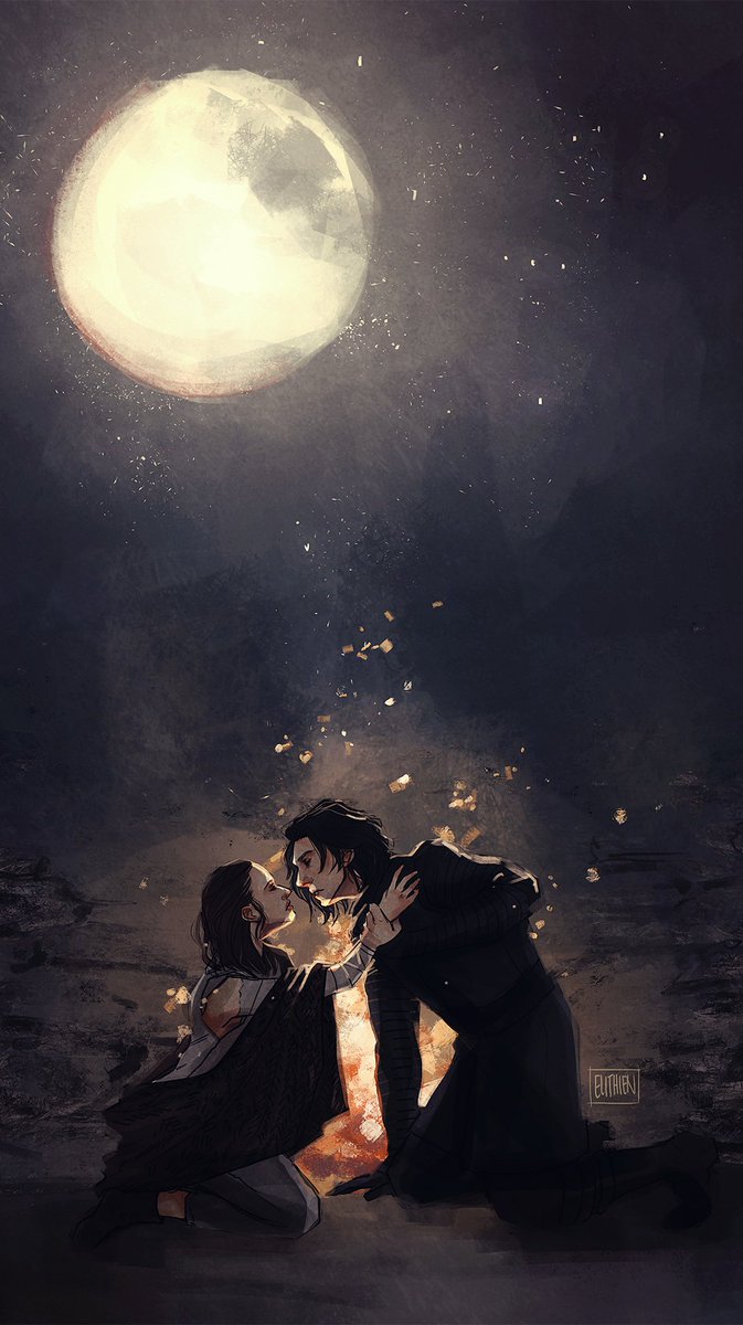 elithienart's tweet photo. You are not alone—Neither are you. #reylo #thelastjedi #starwars https://t.co/LuICsNpyCf