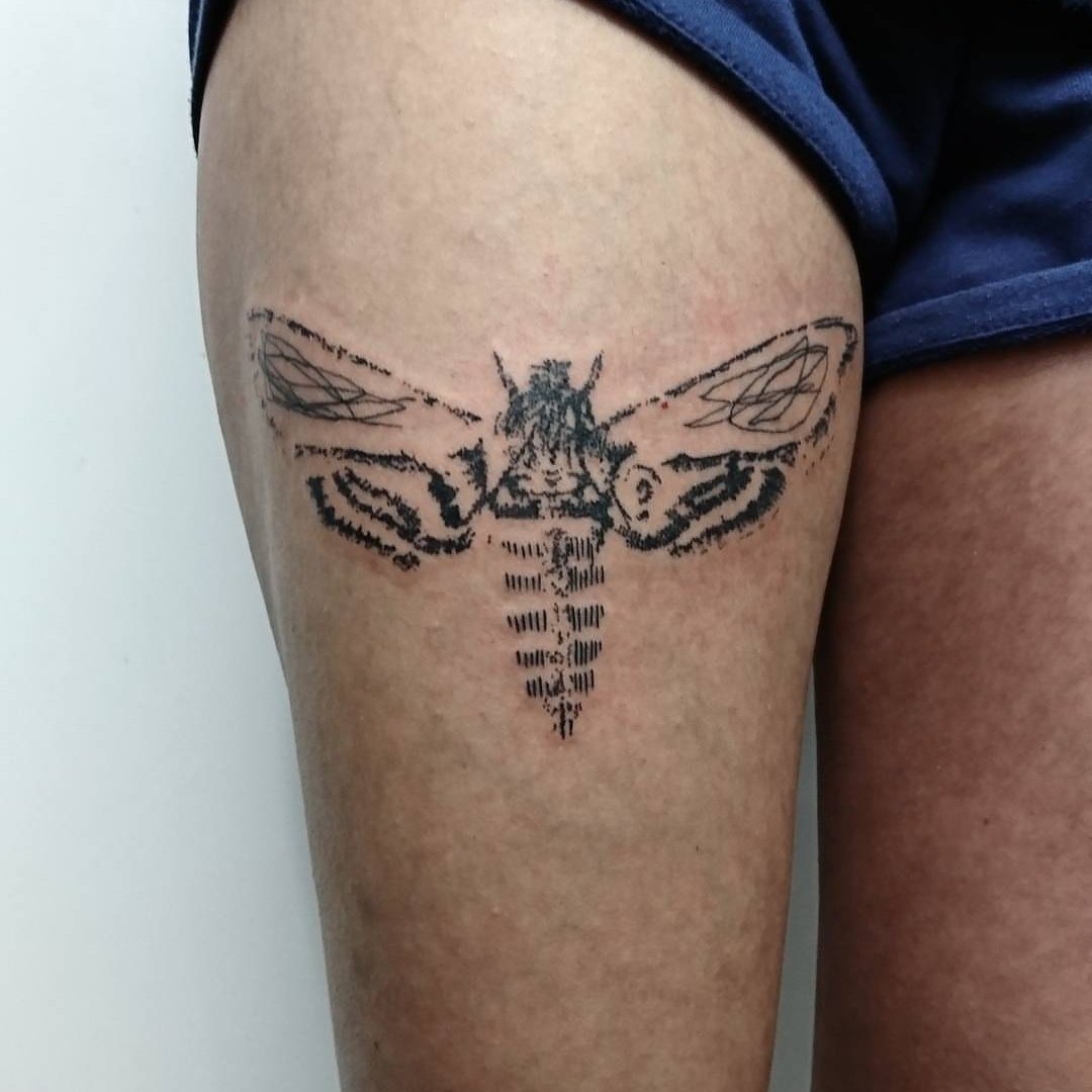 petercoffey's tweet photo. Lovely hawkmoth #inkbug https://t.co/NXwamRZ219 https://t.co/8yQJSN7WB9