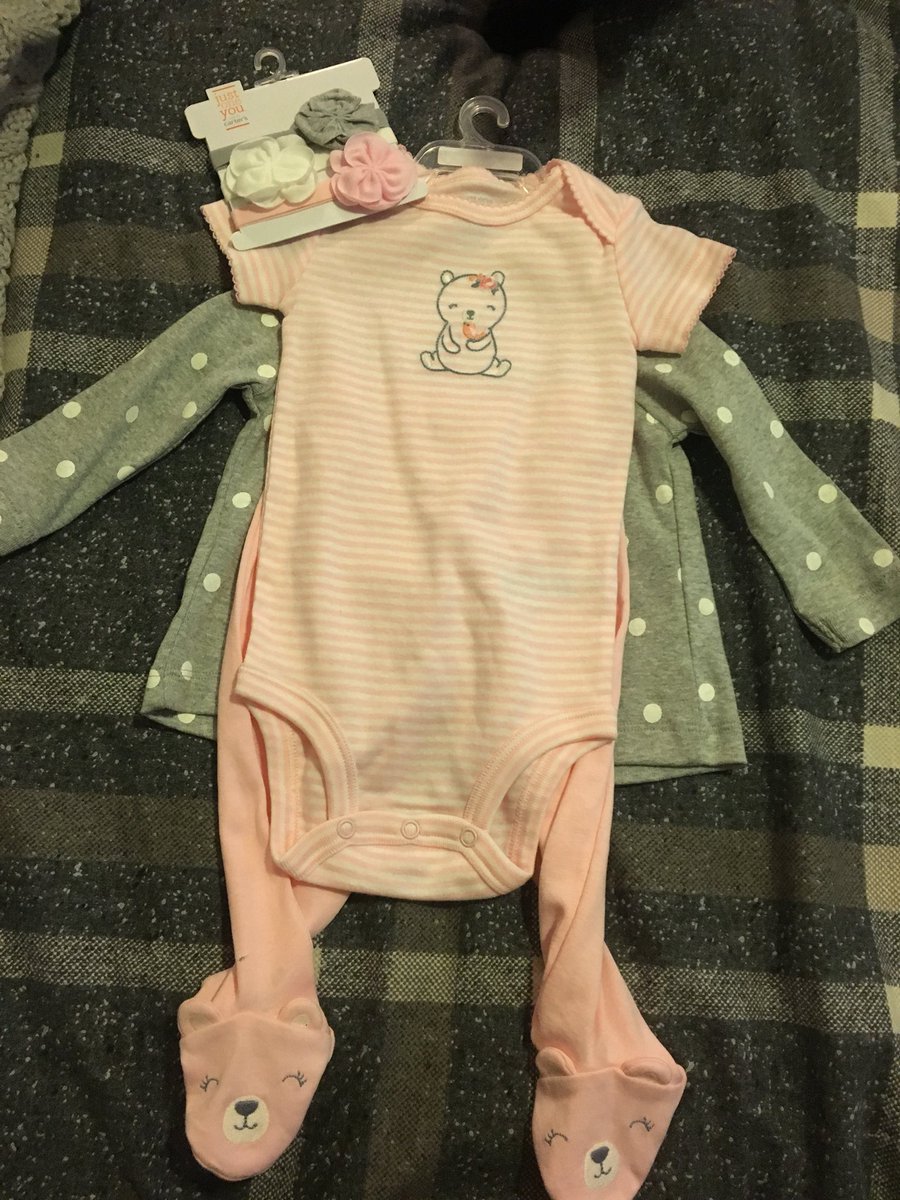 LexiChristine8's tweet photo. Just a few of our baby girls new outfits 😍💗We couldn’t resist shopping for her already! She will be stylish that’s for sure 🎀 https://t.co/NyuUVSvxtj