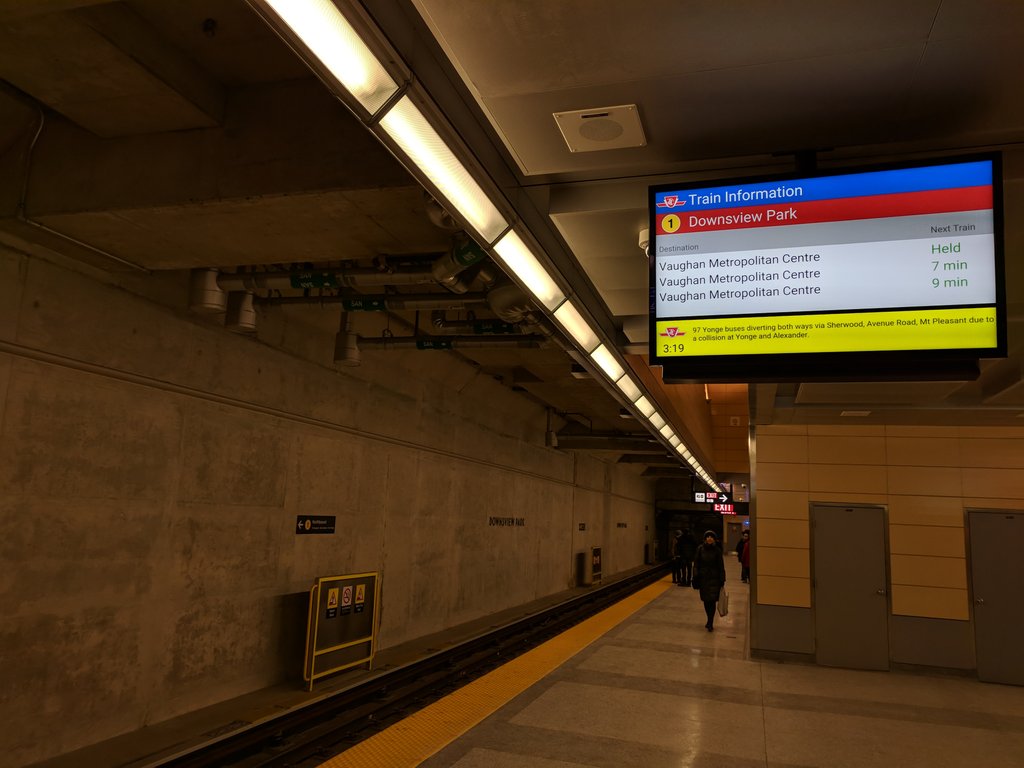 TheDanLevy's tweet image. Checking out the new #TTCline1 stations