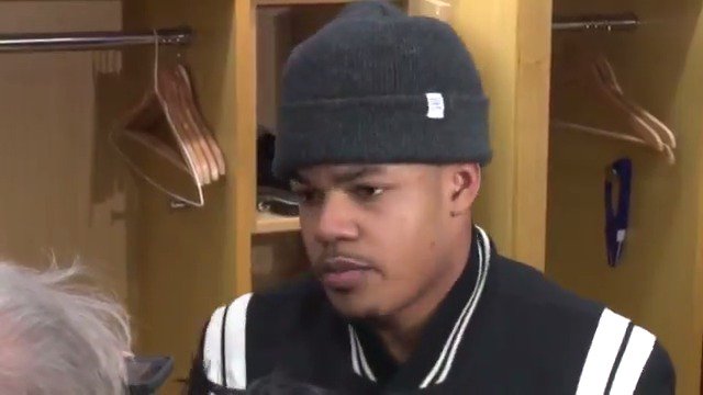 WR Sterling Shepard (11 rec. 139 yards, 1 TD) gives his postgame reaction following #PHIvsNYG. https://t.co/X9toSrkftU