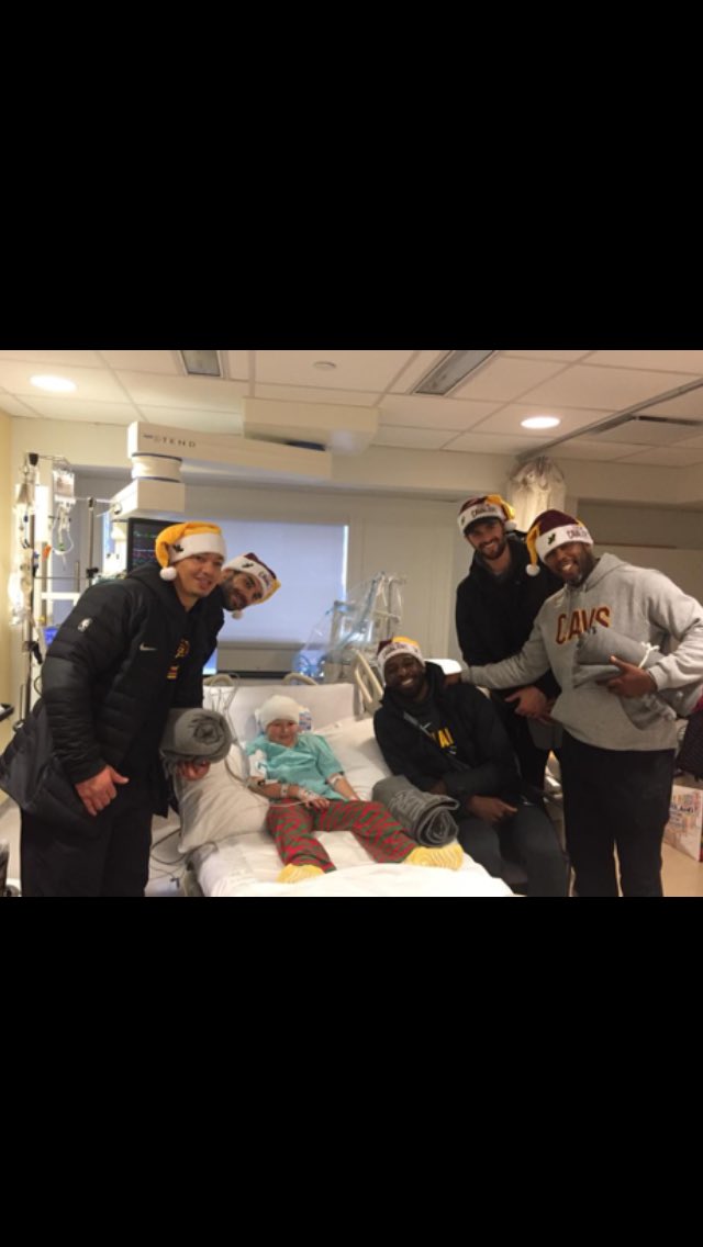 Jaimie_Adams3's tweet photo. My friend's mom's second grade student had brain surgery and look who showed up #CLEforeverβ€οΈπ https://t.co/aAqx0WYHyP