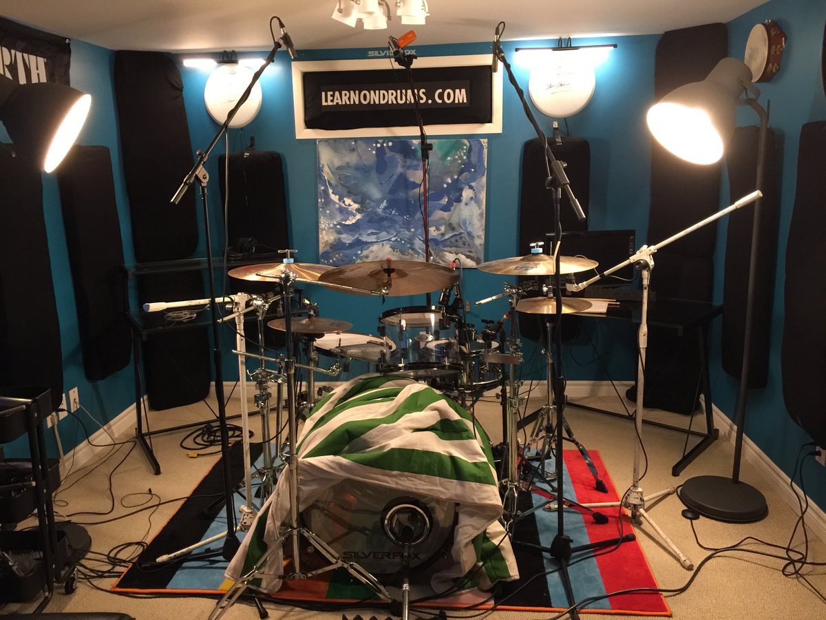 DerekBabanin's tweet photo. #drum tracks down for the #defleppard tribute #absoluteleppard #2018 across #Canada #UnitedStates then beyond going to be a whirlwind https://t.co/IawgL2abYz