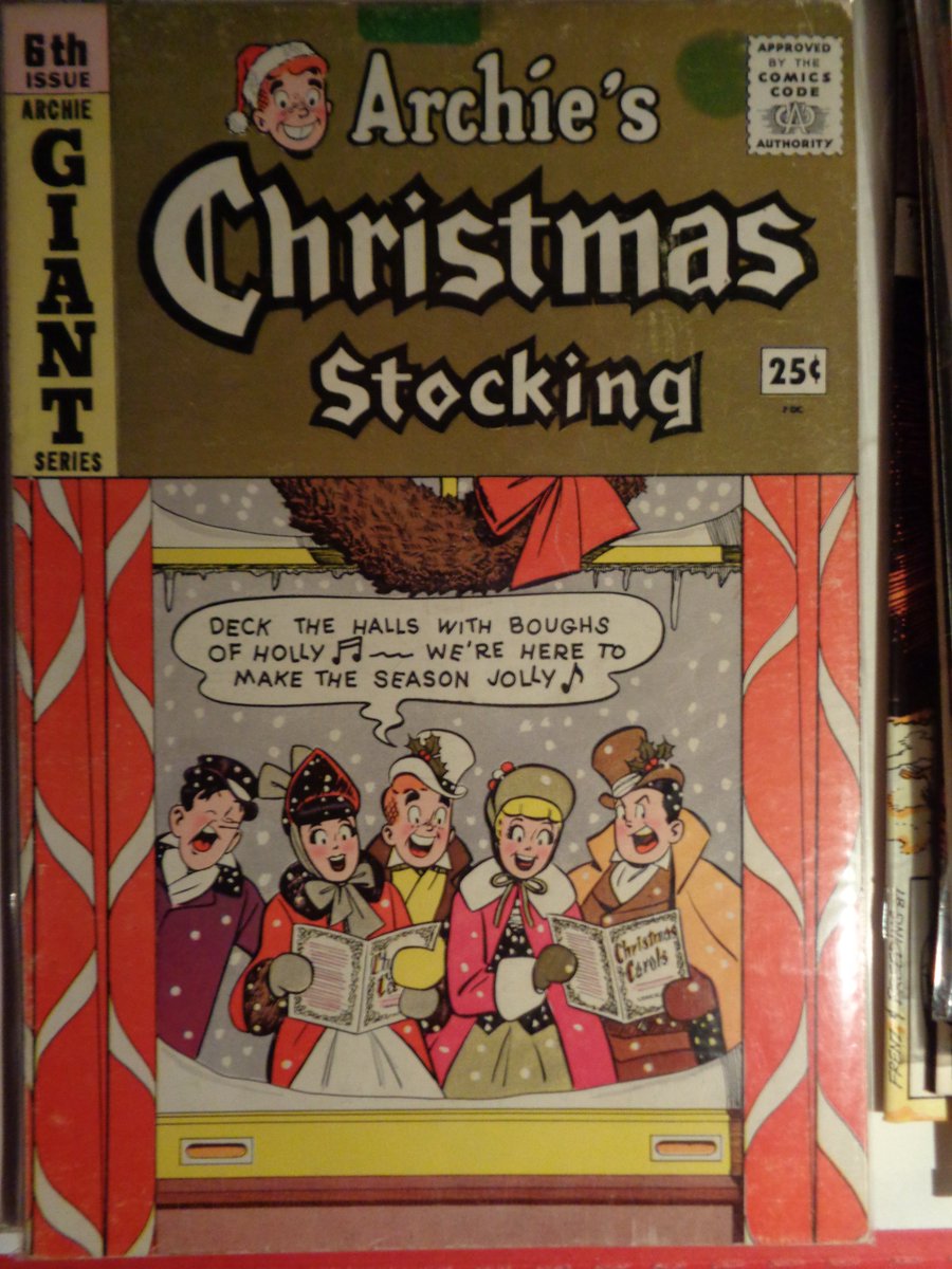btoandbatbooks's tweet image. Today's Holiday Cover:  #Archie's Giant Series No. 6 (Dec. '59; cover art by #HarryLucey)