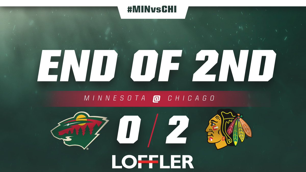 Chicago leads after two. #MINvsCHI https://t.co/eoTSxri6iS
