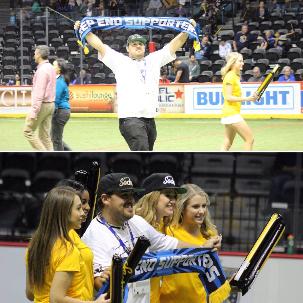 SanDiego_Sports's tweet photo. We have a second straight winner of the @SockersSquad halftime midfield shot. This time a member of @thedeependsg! https://t.co/hovyC3YR3n