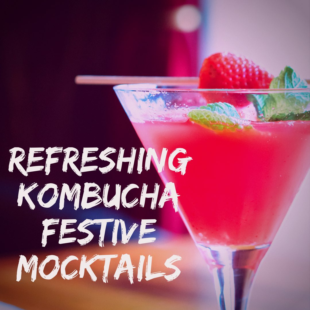 Indulge in a festive Kombucha Mocktail this Christmas🍸🍹bursting with flavour and packed with feel good bacteria! We have our top 4 recipes over on our blog >> bit.ly/2ANokgw