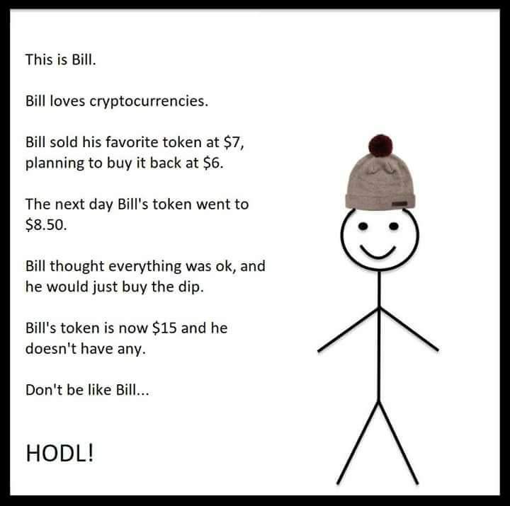TradingHeats's tweet photo. Don't be like Bill https://t.co/nt8YFihIQR