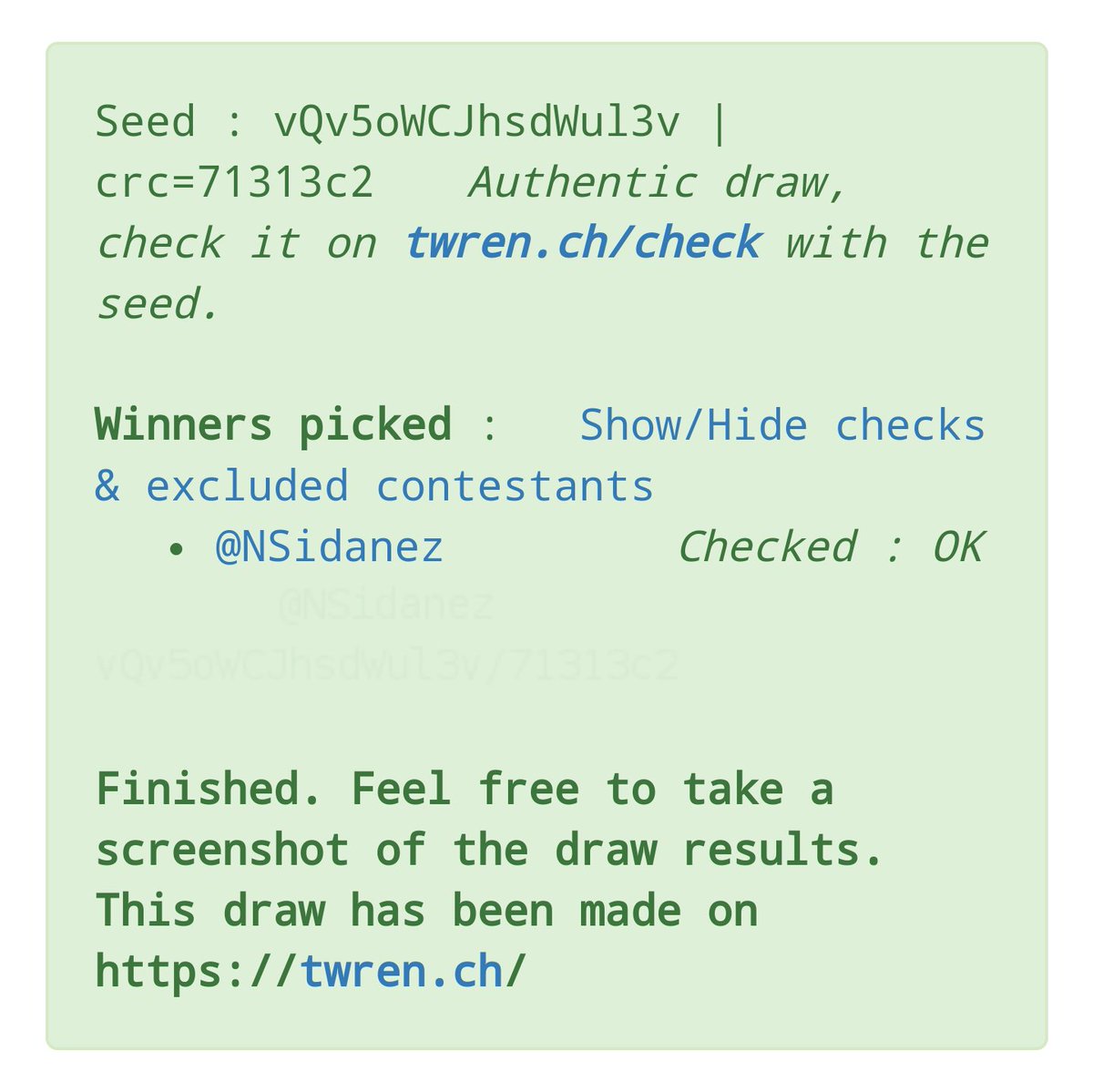 csgo_earn's tweet photo. @Kangtbh Congrats to @NSidanez for winning this giveaway! DM is to claim your prize! 🎅 https://t.co/vt3vUd3S0c