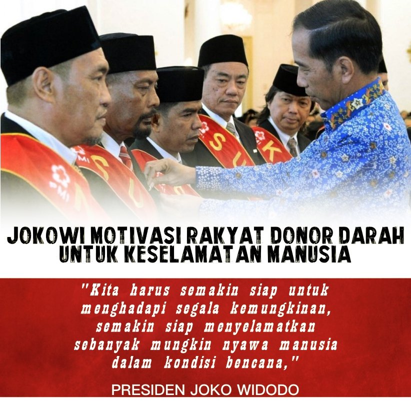 DNelongso's tweet photo. #PenghargaanSatyaLencana
#JokowiMotivasiRakyat
#DonorDarah https://t.co/ivEh4QAHDf